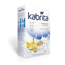 Kabrita. 7 злаков каша на козьем молочке с бананом от 6-х мес., 180 г. (006376)