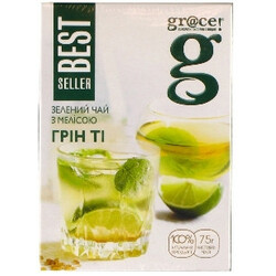 G'tea! Чай Grace Bestseller зеленый листовой с мелиссой 75г (5060207692359)