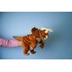 Hansa. Трицератопс, игрушка на руку, 42 см, реалистичная мягкая игрушка (4806021977460)