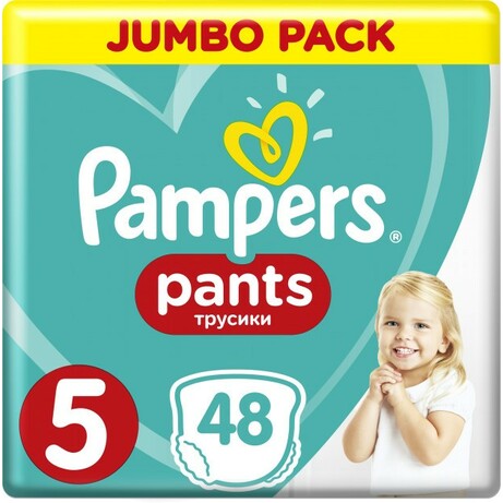 Pampers. Трусики Pampers Pants Розмір 5(Junior) 11-18 кг, 48 шт(4015400672906)