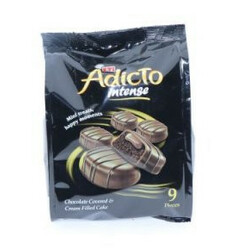 Eti. Кекс Adicto Intense с какао и кремовой начинкой 9 шт х 16 гр(8690526196824)