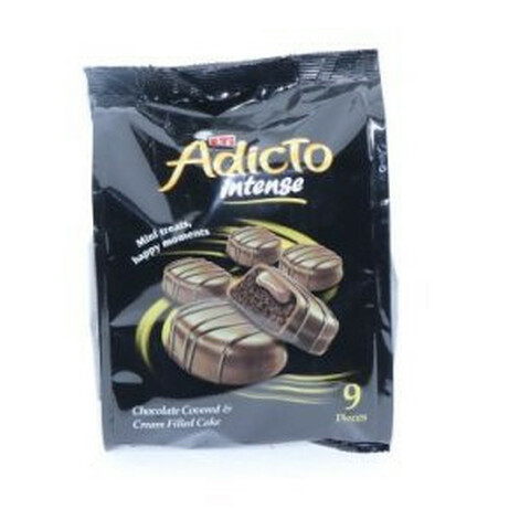Eti. Кекс Adicto Intense с какао и кремовой начинкой 9 шт х 16 гр(8690526196824)