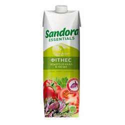 Sandora. Сок Essentials Фитнес, Томатный с базиликом 0,95л (9865060003788)