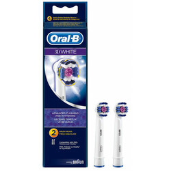 Oral - B. Змінні насадки для електричної щітки 3D White 2шт*уп(4210201757757)