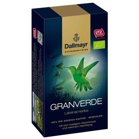 Dallmayr . Кава Granverde Bio мелена 250 г(4008167234500)