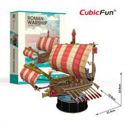 CubicFun. Тривимірна головоломка-конструктор "Римський Бойовий корабель"(6944588240325)
