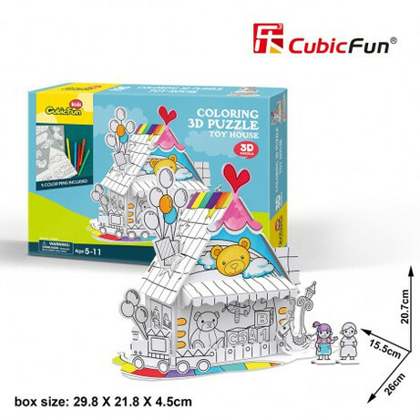 CubicFun. Тривимірна головоломка-конструктор "Іграшковий Будинок"(6944588206932)