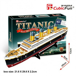 CubicFun. Тривимірна головоломка-конструктор "Титанік"(6944588240127)