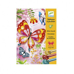 DJECO Художній комплект малювання блискітками Блискучі метелики(DJ09503)