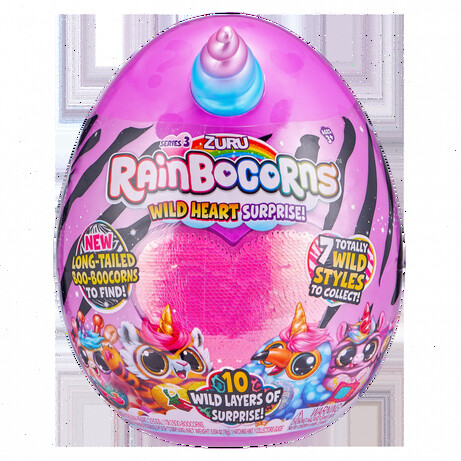 Zuru. Детс.м'яка іграшка-сюрприз для дівчинки із слаймом Rainbocorns - E в яйці(серія 3) (193052021557)