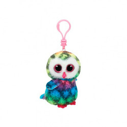 TY. Мягкая игрушка Beanie Boo's Разноцветная сова "OWEN" 12 см(8421350254)