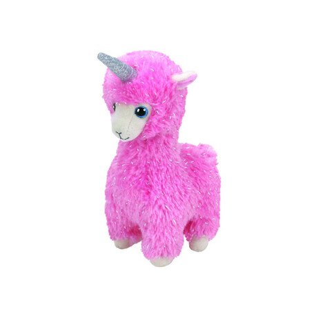 TY Beanie Babies Мягкая игрушка  Розовая лама "Lana"15 см (36282)