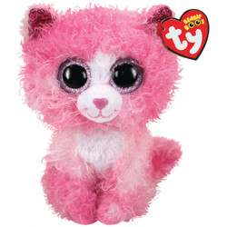 TY. Мягкая игрушка Beanie Boo's Розовый котенок "Reagan"15см (8421363087)