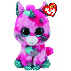 TY. Мягкая игрушка Beanie Boo's Розово-голубой единорог"UNICORN"15см(8421363131)