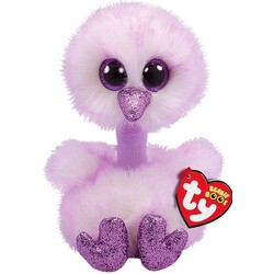 TY Beanie Boo's М'яка іграшка  Лавандовий страус "Kenya" 15 см(36329)