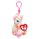 TY Beanie Babies М'яка іграшка  Різноколірна лама "Lola" 12 см(36601)