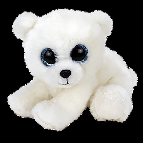 TY Beanie Babies М'яка іграшка  Білий ведмідь "POLAR" 15 см(40173)