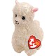 TY Beanie Babies Мягкая игрушка  Белая лама "Lily" 15 см