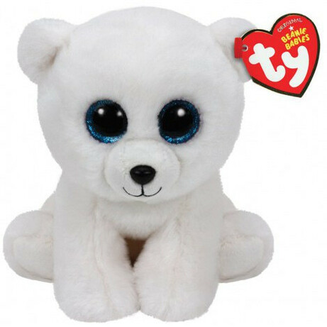 TY Beanie Babies М'яка іграшка  Ведмежа "Arctic" 15 см(42108)