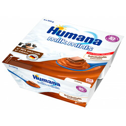 Humana. Пудинг Humana Pudding Schoko Шоколадный 4х100г с 10 месяцев (4031244784469) 
