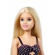 Barbie. Кукла Barbie "Модница" в черно-белом платье (GHW50)