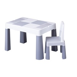 TEGA. Комплект Мультифан 1+1 (столик+кресло) серый (5902963015877)