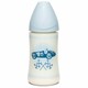 Suavinex.Пляшка, 270 мл, анатомічна соска середній потік, "Історії малюків"/блакитна(304383/1)