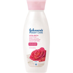 Johnson’s. Лосьон Body Care Vita Rich Успокаивающий с розовой водой(8895401)