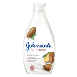 Johnson’s. Лосьон для тела Body care Vita-Rich Питательный с маслом какао(1115301)