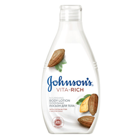 JOHNSON'S®. Лосьйон для тіла Body care Vita - Rich Поживний з маслом какао(1115301)