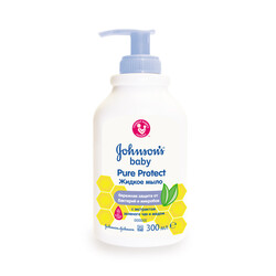Johnson's Baby. Детское жидкое мыло Pure Protect™ 2-в-1 для мытья рук и тела 300мл(8532300)