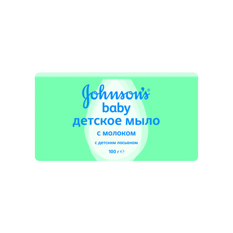 Johnson's Baby. Мыло детское с молоком, 100 г. (3574660146455)