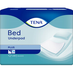 Tena. Гігієнічні пелюшки Tena Bed Plus  60x40 см, 40 шт.(728859)