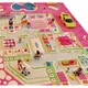 IVI 3D Play Carpets. Дитячий килим рожевий "Ігровий будиночок" 80x113см(8699149501619)