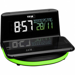 TFA. Настільні часы-светильник з безпровідною зарядкою  "CHARGE - IT WIRELESS"(60202801)