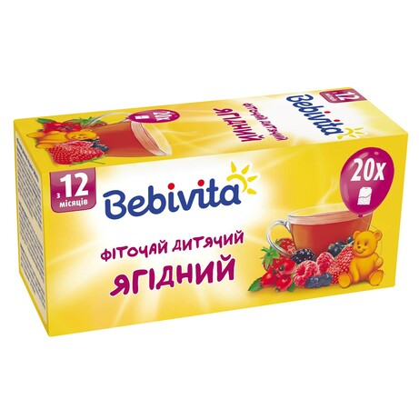 Bebivita. Детский травяной чай Ягодный, 30 гр (4820025490763)