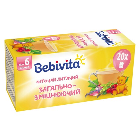 Bebivita. Детский травяной чай «Общеукрепляющий», 30 г. (4820025490596)