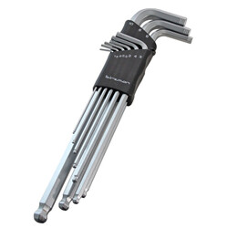 Birzman. Набор шестигранников Hex Key Set 9pcs Long Arm Ball Point (BM20-ST-ATC02-K)