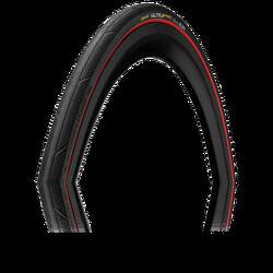 Continental. Покрышка Ultra III Sport 28" | 700 x 25C черная-красная, складная, skin(150463)