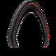 Continental. Покрышка Ultra III Sport 28" | 700 x 25C черная-красная, складная, skin(150463)
