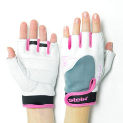 Stein. Перчатки Cory (L) - бело-розовые (GLL-2304/L)