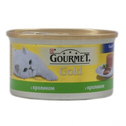 Корм для котів Gourmet Gold паштет кролик 85г. (7613033728747)