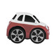 Chicco. Інерційна машинка Chicco Fiat 500 Racer Mini Turbo Touch, білий з червоним(07666.00)
