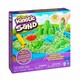 Kinetic Sand & Kinetic.Набор песка для детского творчества - ЗАМОК ИЗ ПЕСКА (зеленый, 454 г)(71402G)