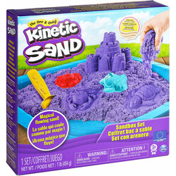 Kinetic Sand & Kineti.Набор песка для детского творчества - ЗАМОК ИЗ ПЕСКА(фиолетовый,454 г)(71402P)