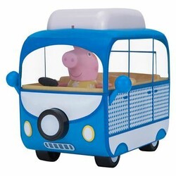 Peppa Figurines. Игровой набор Peppa - ДОМИК НА КОЛЕСАХ (фигурка Пеппы, автобус)(95672)