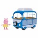 Peppa Figurines. Игровой набор Peppa - ДОМИК НА КОЛЕСАХ (фигурка Пеппы, автобус)(95672)