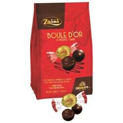 Zaini. Цукерки Boule D'or з какао кремом темний шоколад (8004735108170)