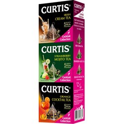 Curtis. Чайний пакетований набір Cocktail Collection асорті з 3-х 15 пірамідок (4823063707831)