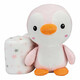 Flecce.Плед flecce + plush toy pinguin pink (8100258)